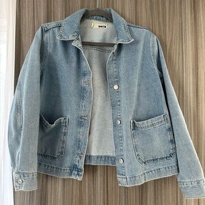 Top shop denim jacket . Size :S